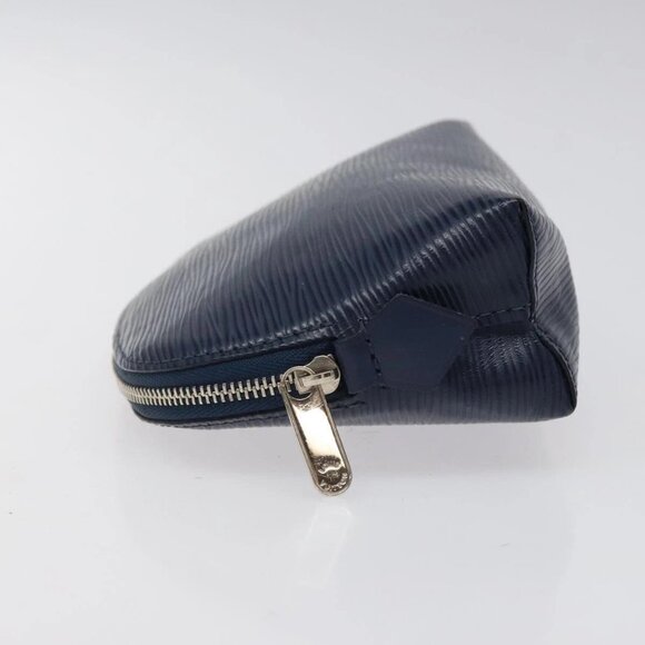 LOUIS VUITTON Epi Pochette Cosmetic PM Cosmetic Pouch Andigo blue - Picture 4 of 15